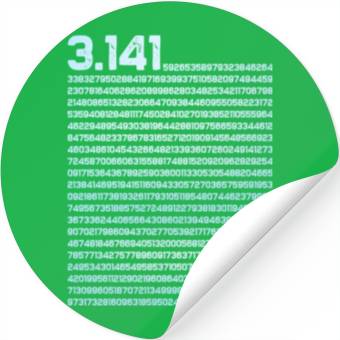 Discover 3.14 Pi Math Teacher Physics Irrational Number Stickers
