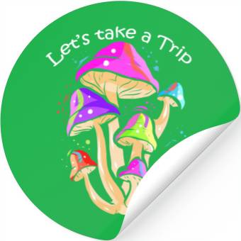 Discover Space Shroom - Magic Mushroom Stickers