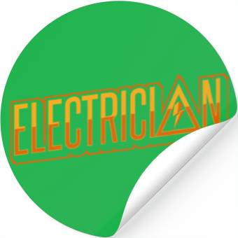 Discover Electrician Electrical Engineer Lineman Stickers