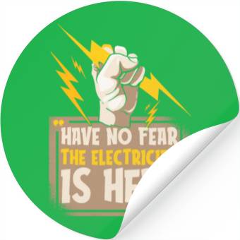 Discover Electrician Electrical Engineer Lineman Stickers