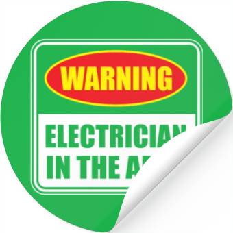 Discover Electrician Electrical Engineer Lineman Stickers