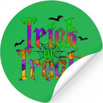 Discover Trick Or Treat Stickers