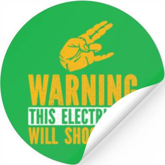 Discover Electrician Electrical Engineer Lineman Stickers