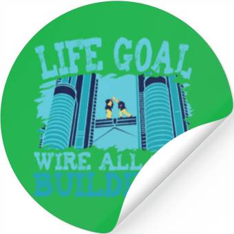 Discover Electrician Electrical Engineer Lineman Stickers