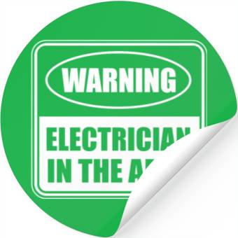 Discover Electrician Electrical Engineer Lineman Stickers