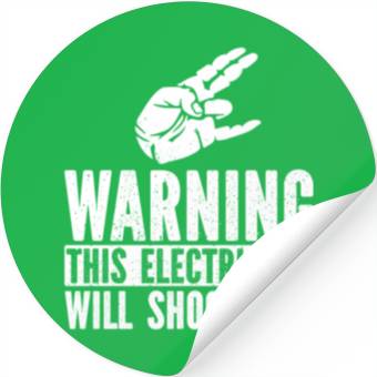 Discover Electrician Electrical Engineer Lineman Stickers