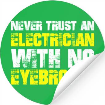 Discover Electrician Electrical Engineer Lineman Stickers