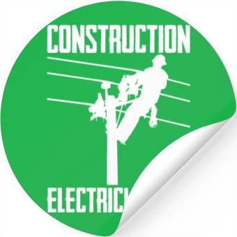 Discover Electrician Electrical Engineer Lineman Stickers