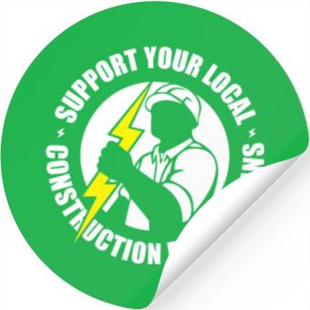 Discover Electrician Electrical Engineer Lineman Stickers