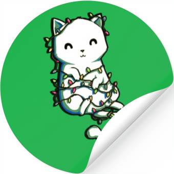 Discover cat All Tangled Stickers