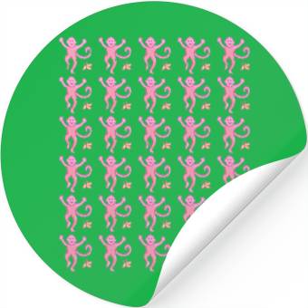 Discover Preppy Monkey Stickers