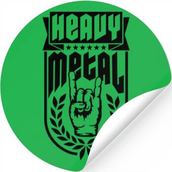 Discover Cool heavy metal logo Stickers