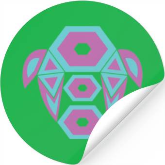 Discover Bugs Robot Logo Funny Stickers