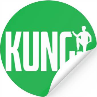 Discover Kung Fu Simple Cool Artwork Stickers