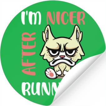 Discover I'm Nicer After Running Stickers