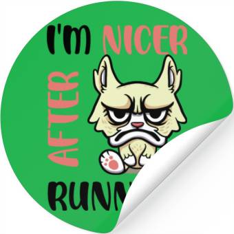 Discover I'm Nicer After Running Stickers