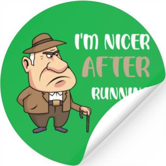 Discover I'm Nicer After Running Stickers