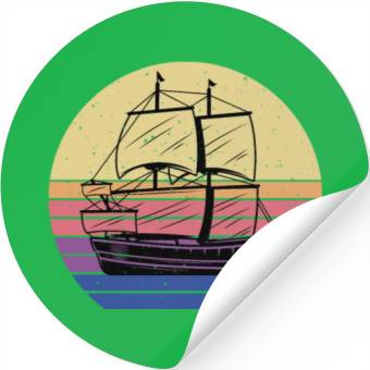 Discover Pirate Ship Stickers