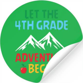 Discover 4th Grade Teacher Stickers