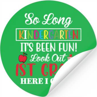 Discover Kindergarten 1st Grade Stickers