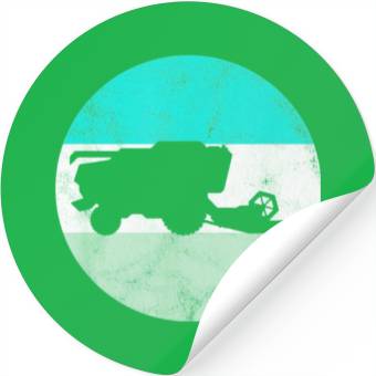 Discover Farming Combine Harvester Stickers
