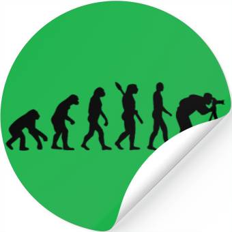 Discover Photographer Evolution Stickers