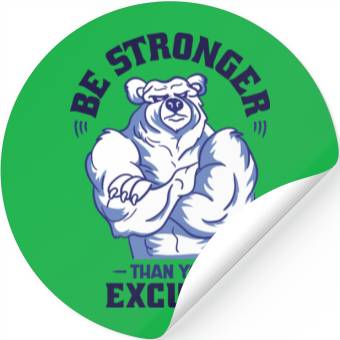 Discover Muscle Bear Stickers