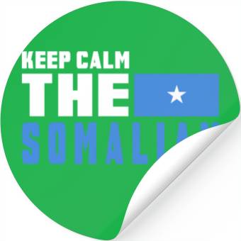 Discover Keep calm Somalia flag design Stickers