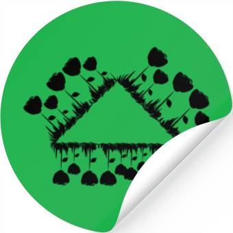 Discover triangle nature icon angular Stickers