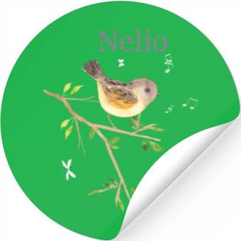 Discover Waldier Bird Name Nelio Stickers