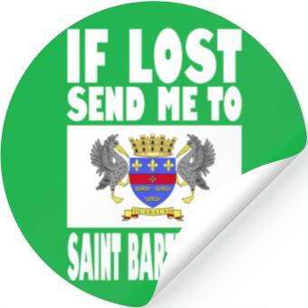 Discover Saint Barthélemy Flag Saying Stickers