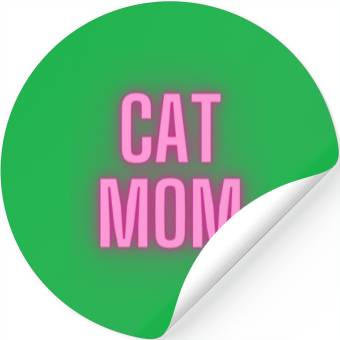 Discover CAT mom Stickers