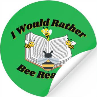Discover I Would Rather Bee Reading Essential Stickers
