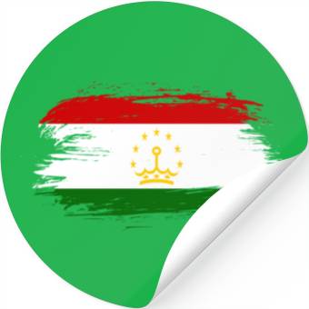 Discover Tajikistan flag Stickers