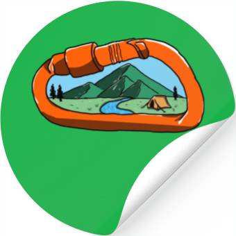 Discover Climb adventure art Stickers