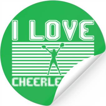 Discover I love cheerleading Stickers