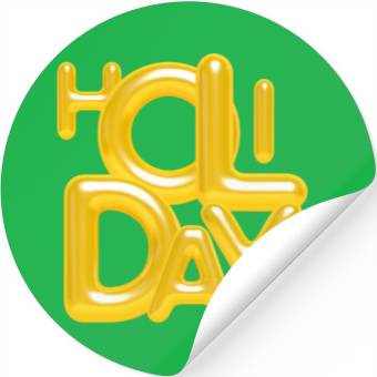 Discover holiday balloon Stickers