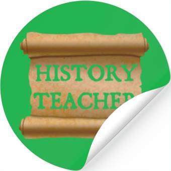 Discover History Teacher Stickers