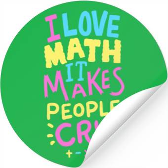 Discover Funny Math Teacher Mathematician Math Lovers Stickers