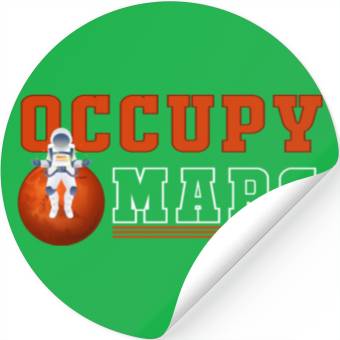 Discover Ocuppy Mars Stickers