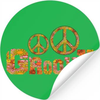 Discover Psychedelic groovy Peace Stickers