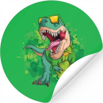 Discover St Patrick s Day Dinosaur Trex Stickers