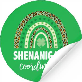 Discover Shenanigans Coordinator Matching Teacher Rainbow Stickers
