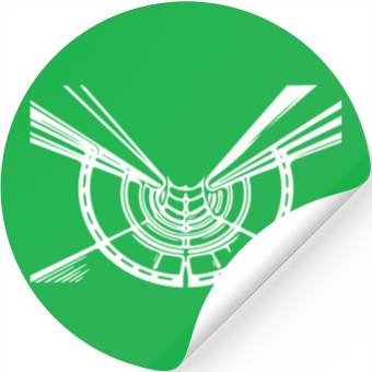 Discover Geometric Lines Hull Circle View Stickers