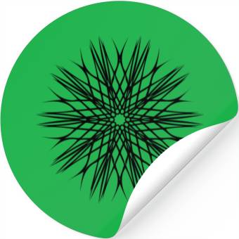 Discover Geometric Lines Circle Mandala Shape Stickers