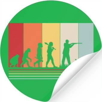 Discover Deer Hunter Evolution Retro Hunting Stickers