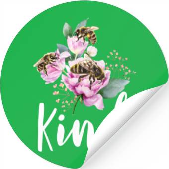 Discover Bee Kind Save The Bees Earth Day Stickers