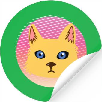 Discover 90s Retro Cat Stickers