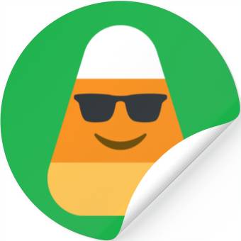 Discover Cool Candy Corn Halloween Costume Stickers