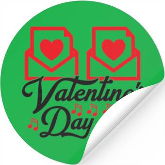 Discover Valentine Party Plan Stickers